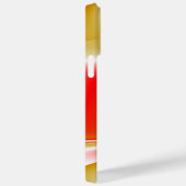 ラブ&金ゴールド抽象芸術3Dレインボワート Case-Mate iPhoneケース (裏面 / 右)