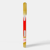 ラブ&金ゴールド抽象芸術3Dレインボワート Case-Mate iPhoneケース (裏面 / 右)