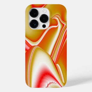ラブ&金ゴールド抽象芸術3Dレインボワート Case-Mate iPhone 14 PROケース