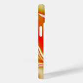 ラブ&金ゴールド抽象芸術3Dレインボワート Case-Mate iPhoneケース (裏面 / 右)