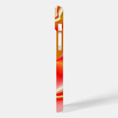 ラブ&金ゴールド抽象芸術3Dレインボワート Case-Mate iPhoneケース (裏面 / 左)