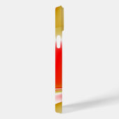 ラブ&金ゴールド抽象芸術3Dレインボワート Case-Mate iPhoneケース (裏面 / 右)