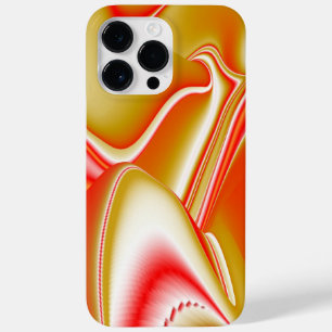 ラブ&金ゴールド抽象芸術3Dレインボワート Case-Mate iPhone 14 PRO MAXケース
