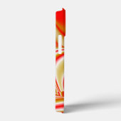 ラブ&金ゴールド抽象芸術3Dレインボワート Case-Mate iPhoneケース (裏面 / 右)