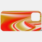ラブ&金ゴールド抽象芸術3Dレインボワート Case-Mate iPhoneケース (裏面 (横))