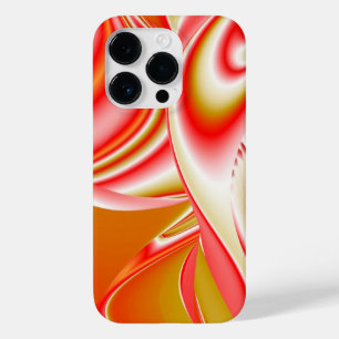 ラブ&金ゴールド抽象芸術3Dレインボワート Case-Mate iPhone 14 PROケース