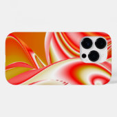 ラブ&金ゴールド抽象芸術3Dレインボワート Case-Mate iPhoneケース (裏面 (横))