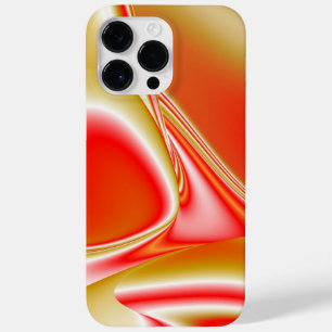 ラブ&金ゴールド抽象芸術3Dレインボワート Case-Mate iPhone 14 PRO MAXケース
