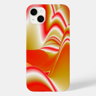 ラブ&金ゴールド抽象芸術3Dレインボワート Case-Mate iPhone 14 PLUSケース