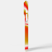 ラブ&金ゴールド抽象芸術3Dレインボワート Case-Mate iPhoneケース (裏面 / 左)