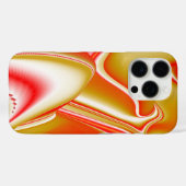 ラブ&金ゴールド抽象芸術3Dレインボワート Case-Mate iPhoneケース (裏面 (横))