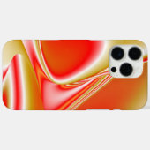 ラブ&金ゴールド抽象芸術3Dレインボワート Case-Mate iPhoneケース (裏面 (横))