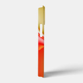 ラブ&金ゴールド抽象芸術3Dレインボワート Case-Mate iPhoneケース (裏面 / 右)