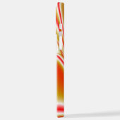 ラブ&金ゴールド抽象芸術3Dレインボワート iPhoneケース (左側面)