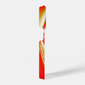 ラブ&金ゴールド抽象芸術3Dレインボワート iPhoneケース (右側面)