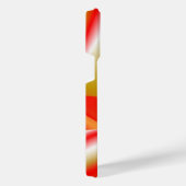 ラブ&金ゴールド抽象芸術3Dレインボワート iPhoneケース (右側面)