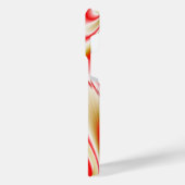 ラブ&金ゴールド抽象芸術3Dレインボワート iPhoneケース (左側面)