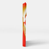 ラブ&金ゴールド抽象芸術3Dレインボワート iPhoneケース (右側面)