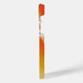 ラブ&金ゴールド抽象芸術3Dレインボワート iPhoneケース (左側面)