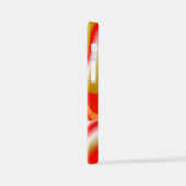 ラブ&金ゴールド抽象芸術3Dレインボワート iPhoneケース (左側面)