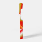 ラブ&金ゴールド抽象芸術3Dレインボワート iPhoneケース (左側面)