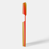 ラブ&金ゴールド抽象芸術3Dレインボワート iPhoneケース (右側面)