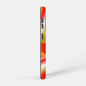 ラブ&金ゴールド抽象芸術3Dレインボワート SAMSUNG GALAXYケース (右側面)