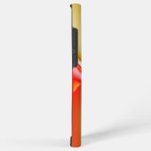 ラブ&金ゴールド抽象芸術3Dレインボワート SAMSUNG GALAXYケース (右側面)