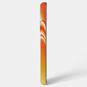 ラブ&金ゴールド抽象芸術3Dレインボワート SAMSUNG GALAXYケース (左側面)