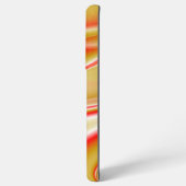 ラブ&金ゴールド抽象芸術3Dレインボワート SAMSUNG GALAXYケース (裏面横)