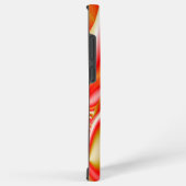 ラブ&金ゴールド抽象芸術3Dレインボワート SAMSUNG GALAXYケース (右側面)