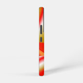 ラブ&金ゴールド抽象芸術3Dレインボワート SAMSUNG GALAXYケース (右側面)