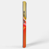 ラブ&金ゴールド抽象芸術3Dレインボワート SAMSUNG GALAXYケース (右側面)