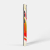 ラブ&金ゴールド抽象芸術3Dレインボワート SAMSUNG GALAXYケース (右側面)