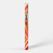 ラブ&金ゴールド抽象芸術3Dレインボワート SAMSUNG GALAXYケース (右側面)