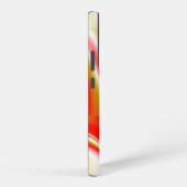 ラブ&金ゴールド抽象芸術3Dレインボワート SAMSUNG GALAXYケース (右側面)