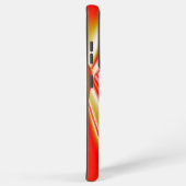 ラブ&金ゴールド抽象芸術3Dレインボワート SAMSUNG GALAXYケース (右側面)