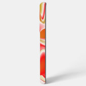 ラブ&金ゴールド抽象芸術3Dレインボワート SAMSUNG GALAXYケース (裏面横)