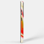 ラブ&金ゴールド抽象芸術3Dレインボワート SAMSUNG GALAXYケース (右側面)