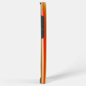 ラブ&金ゴールド抽象芸術3Dレインボワート SAMSUNG GALAXYケース (右側面)