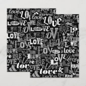 ラブ 4 ノートカード (正面/裏面)