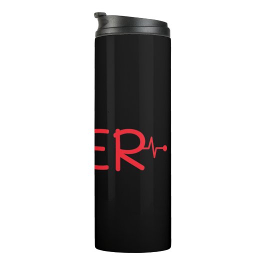 ラブERハートビートドクターナースホスピスワーカーLOV タンブラー (回転右)