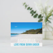 ラブfromオーストラリアハイアムスビーチランドスケープパラダイス ポストカード (スタンド正面)