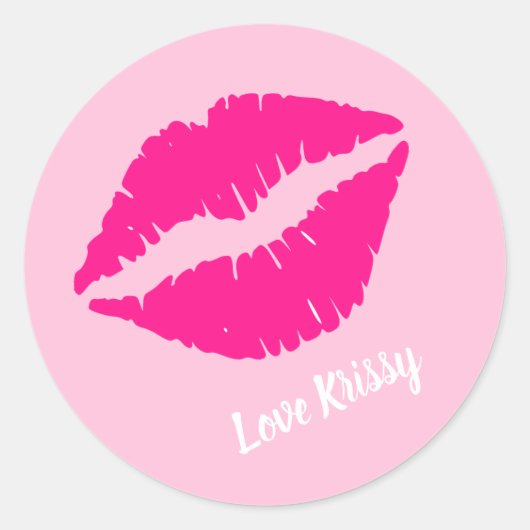 ラブfrom meブライダルシャワーパーティー ラウンドシール (正面)