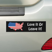 『ラブIt America Bumper Stecker』 バンパーステッカー (車上)
