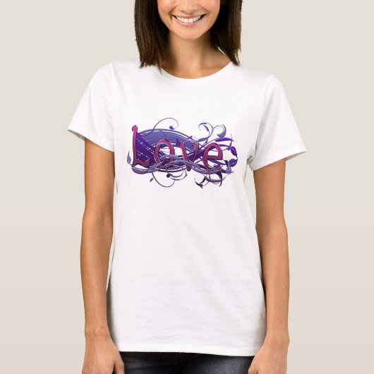 ラブnつる植物 tシャツ (正面)