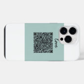 ラブQRコード iPhoneケース (裏面横)