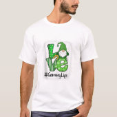 ラブSt patricks day Tシャツ (正面)