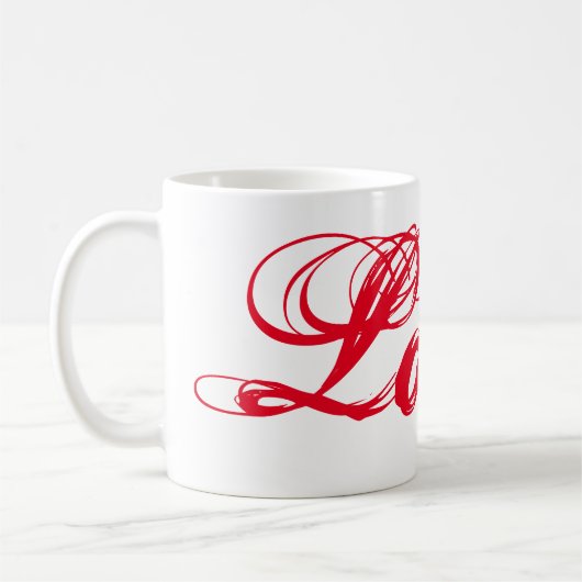 ラブtカップ コーヒーマグカップ (左)