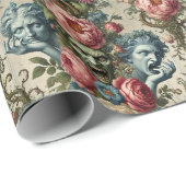 ラプソディロード – ゴシックフローラバンダナ ラッピングペーパー (ロールコーナー)
